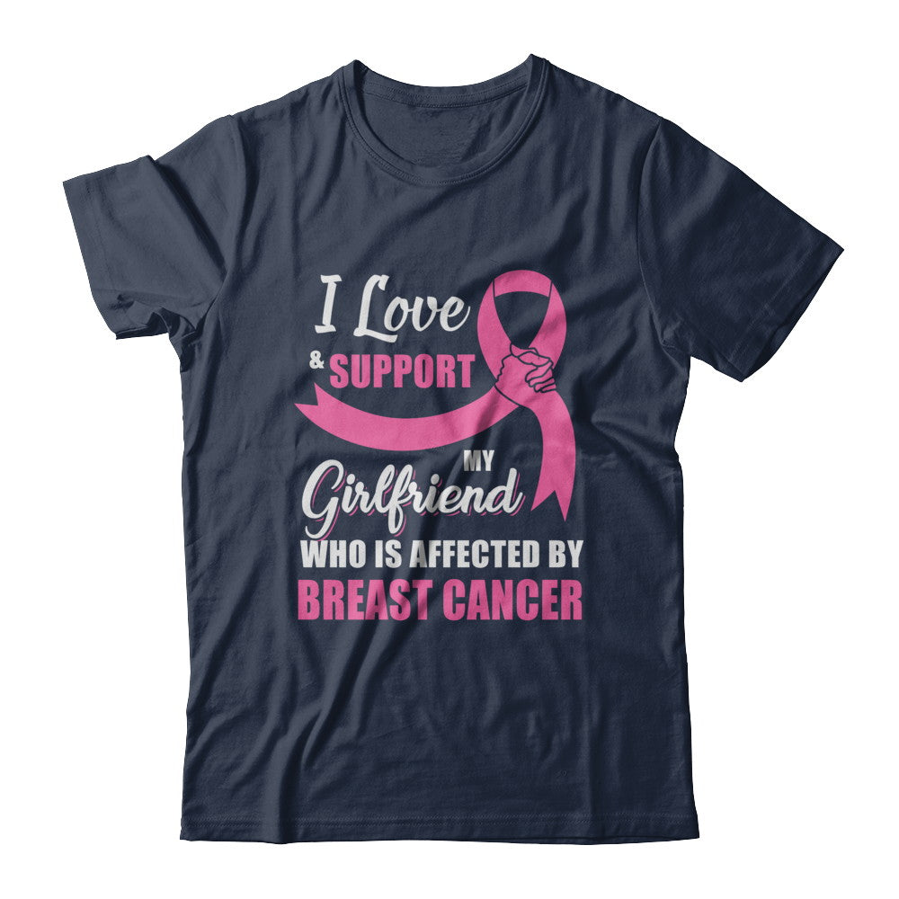 Breast Cancer Awareness Support Pink Girlfriend Boyfriend T-Shirt & Hoodie | Teecentury.com