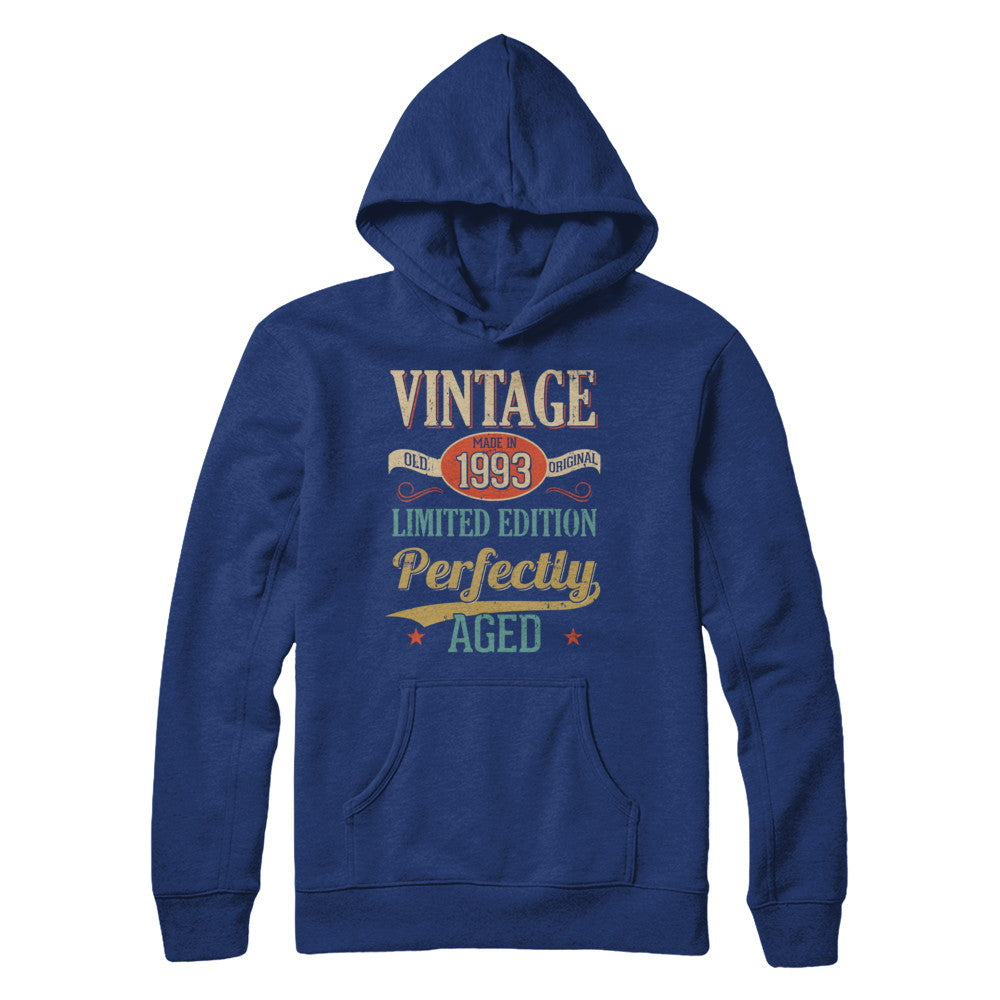 Vintage Premium Made In 1993 29th Birthday Gift T-Shirt & Hoodie | Teecentury.com