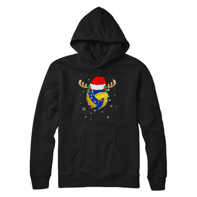 Santa Hat Volleyball Reindeer Christmas Gifts T-Shirt & Sweatshirt | Teecentury.com