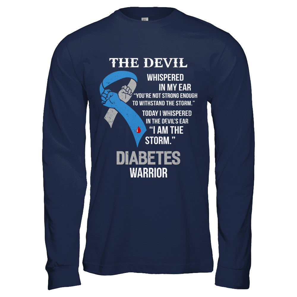 I Am The Storm Support Diabetes Awareness Warrior Gift T-Shirt & Hoodie | Teecentury.com