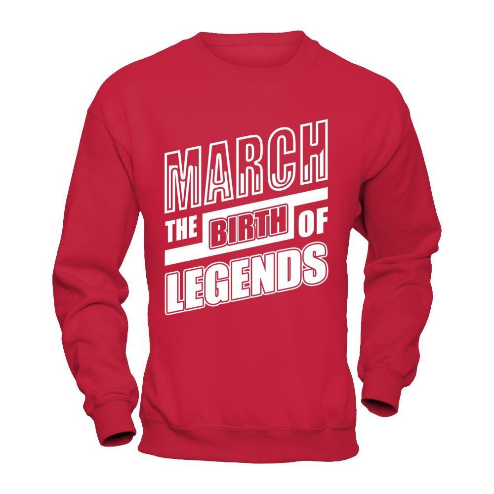 March The Birth Of Legends T-Shirt & Hoodie | Teecentury.com