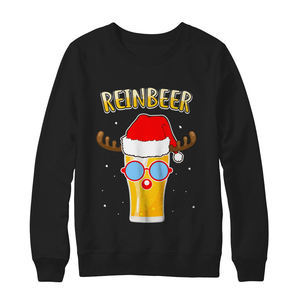 Funny Christmas Gift Beer Reindeer Lovers Reinbeer T-Shirt & Sweatshirt | Teecentury.com
