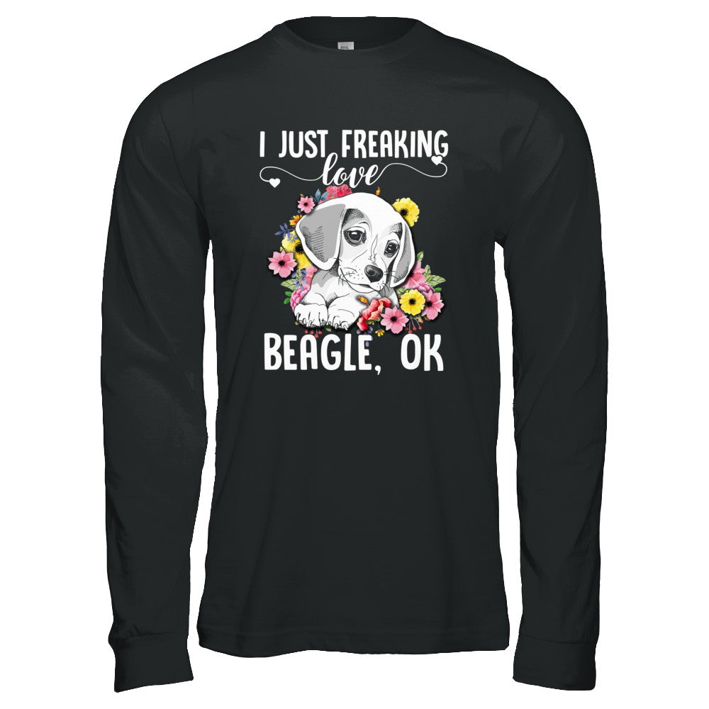 Dog I Just Freaking Love Beagle T-Shirt & Tank Top | Teecentury.com