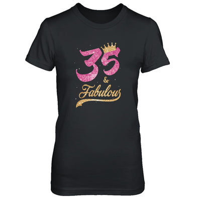 35 And Fabulous 1987 35th Birthday Gift T-Shirt & Tank Top | Teecentury.com