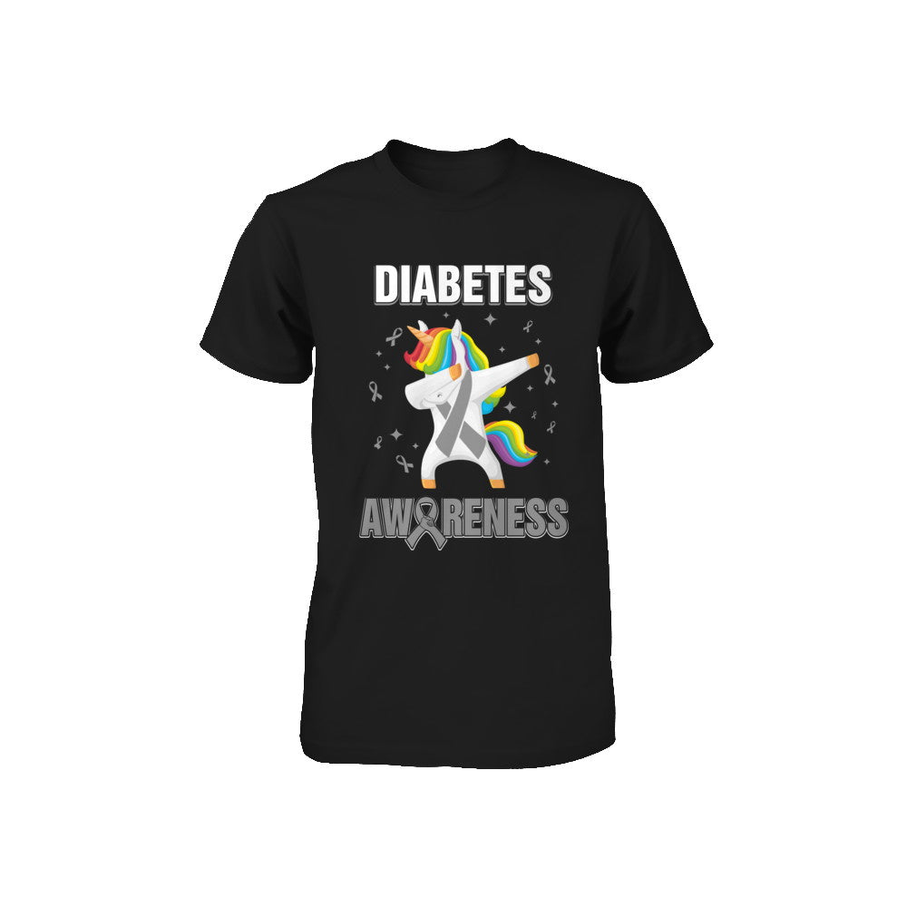 Inspirational Diabetes Awareness Unicorn Support Youth Youth Shirt | Teecentury.com