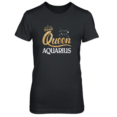 Queen Aquarius Zodiac January February Birthday Gift T-Shirt & Tank Top | Teecentury.com
