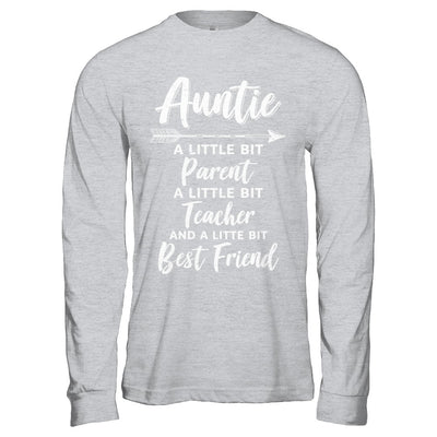 Being Auntie Is A Little Bit Parent Teacher Best Friends T-Shirt & Hoodie | Teecentury.com