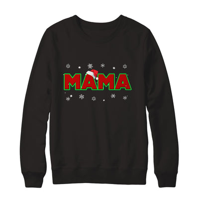 Mama Christmas Santa Ugly Sweater Gift T-Shirt & Sweatshirt | Teecentury.com