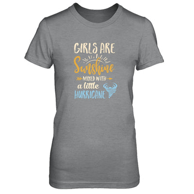 Girls Are Sunshine Mixed Little Hurricane T-Shirt & Tank Top | Teecentury.com
