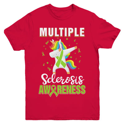 Inspirational Multiple Sclerosis Awareness Unicorn Support Youth Youth Shirt | Teecentury.com