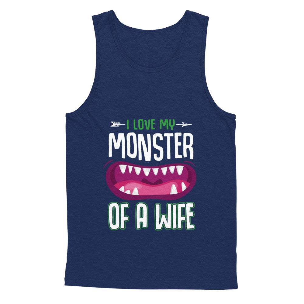 Monster Of A Wife Funny Couples Halloween T-Shirt & Hoodie | Teecentury.com