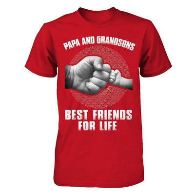 Papa And Grandsons Best Friends For Life T-Shirt & Hoodie | Teecentury.com