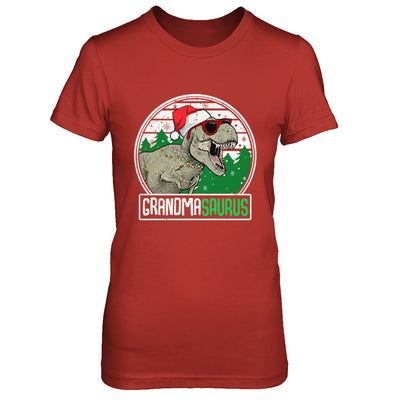 Grandmasaurus Grandma Dinosaur T-Rex Family Christmas T-Shirt & Sweatshirt | Teecentury.com