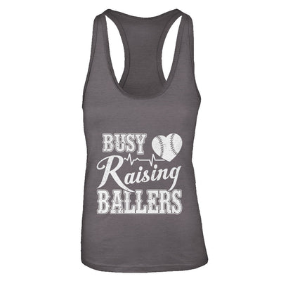 Busy Raising Ballers Baseball T-Shirt & Tank Top | Teecentury.com