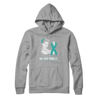 Ovarian Cancer Awareness Survivor We Can Cure It T-Shirt & Hoodie | Teecentury.com