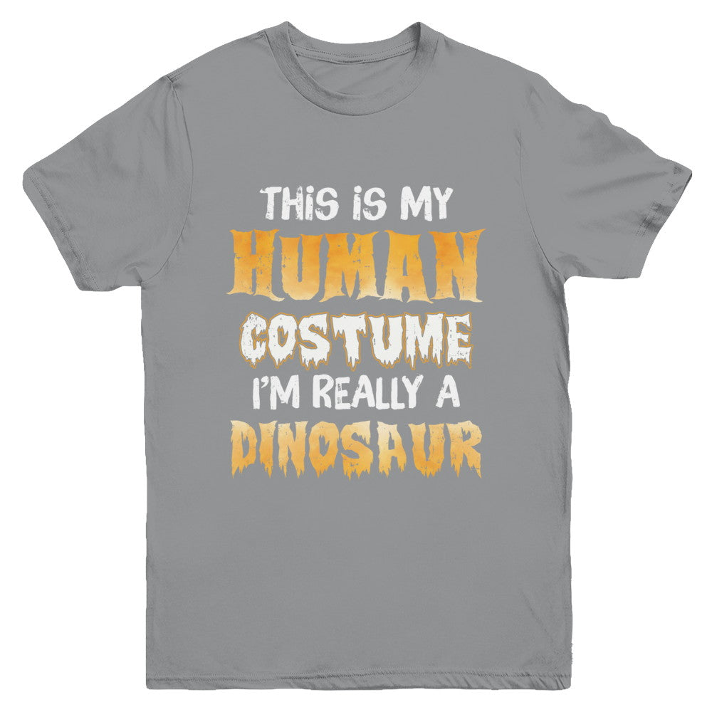 This Is My Human Costume Dinosaur T-Rex Halloween Youth Youth Shirt | Teecentury.com