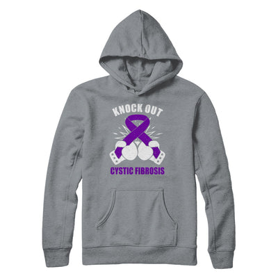 Boxing Knock Out Cystic Fibrosis Awareness Support T-Shirt & Hoodie | Teecentury.com