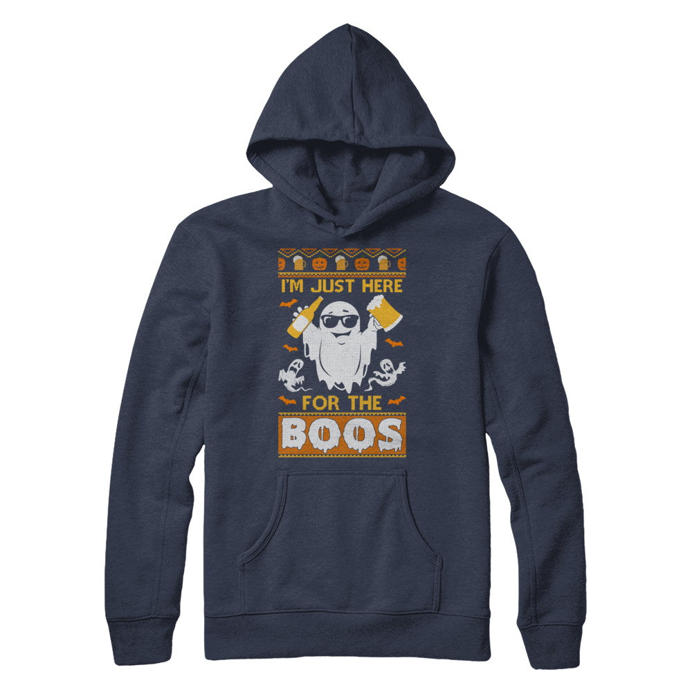 I'm Just Here For The Boos Halloween Ugly Sweater T-Shirt & Hoodie | Teecentury.com