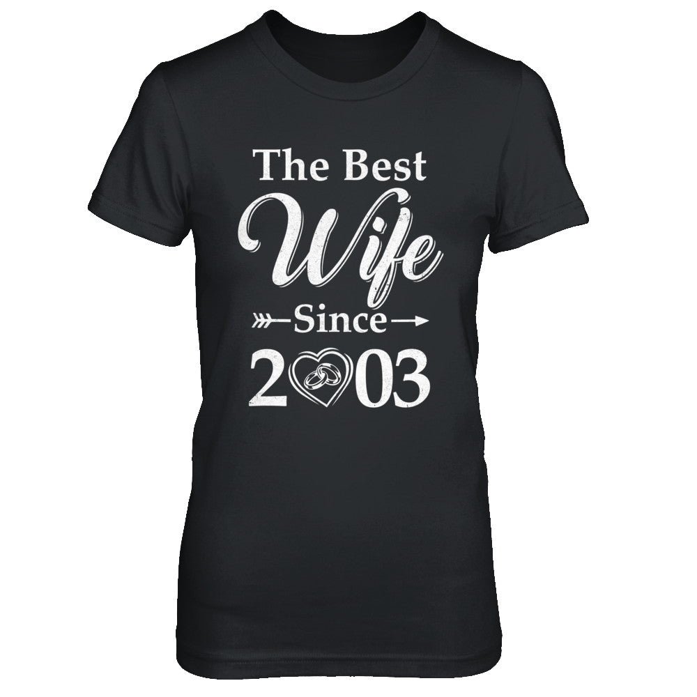 19th Married Together Anniversary Since 2003 Husband Wife T-Shirt & Hoodie | Teecentury.com