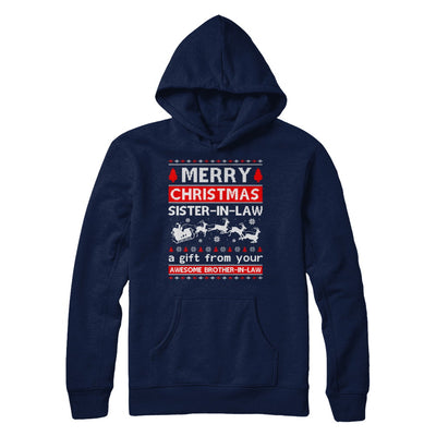 Merry Christmas Sister-In-Law A Gift From Your Brother-In-Law Sweater T-Shirt & Sweatshirt | Teecentury.com