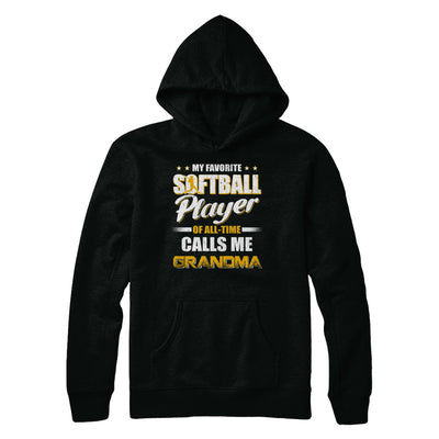 My Favorite Softball Player Calls Me Grandma Softball T-Shirt & Hoodie | Teecentury.com
