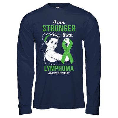 I Am Stronger Than Lymphoma Awareness Support T-Shirt & Hoodie | Teecentury.com