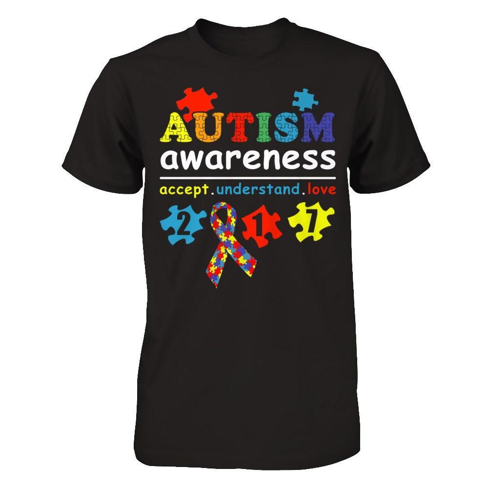 Autism Awareness 2017 Accept Understand Love T-Shirt & Hoodie | Teecentury.com