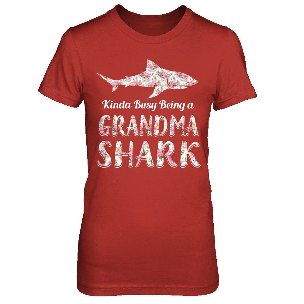 Grandma Shark Kinda Busy Being A Grandmashark T-Shirt & Hoodie | Teecentury.com