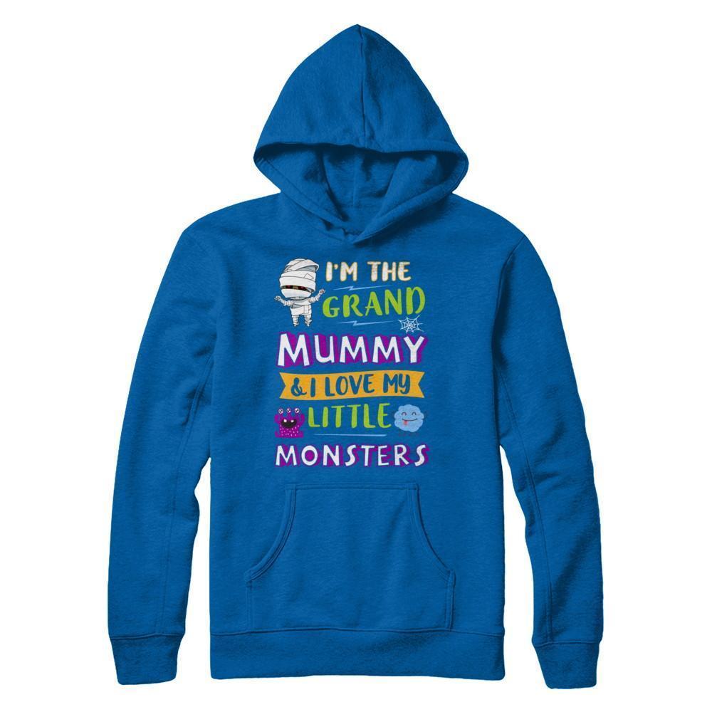 Halloween I'm The Grand Mummy And I Love My Little Monsters T-Shirt & Hoodie | Teecentury.com