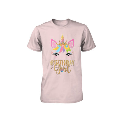 Cute Unicorn Girl Daughter Birthday Gift Youth Youth Shirt | Teecentury.com