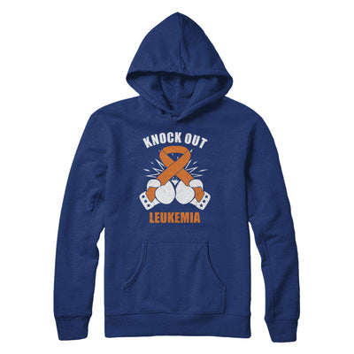 Boxing knock out Leukemia Awareness Support T-Shirt & Hoodie | Teecentury.com