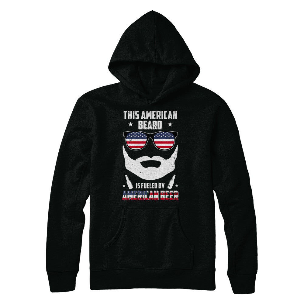This American Beard Is Fueled By American Beer T-Shirt & Hoodie | Teecentury.com