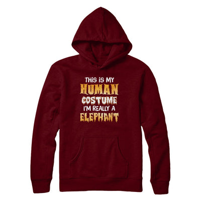 This Is My Human Costume Elephant Halloween T-Shirt & Hoodie | Teecentury.com