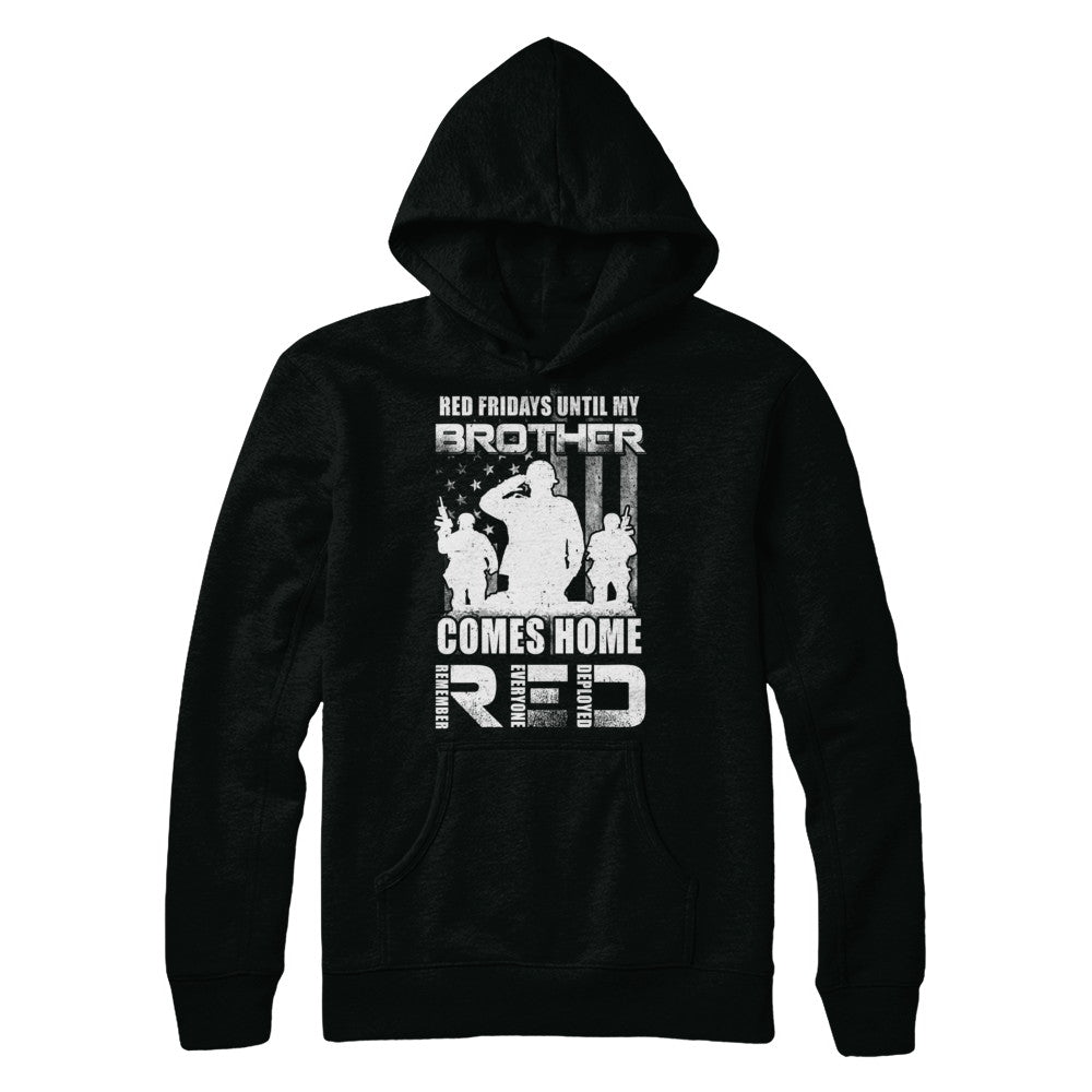 Red Friday Until My Brother Comes Home Military T-Shirt & Hoodie | Teecentury.com