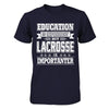 Education Is Important But Lacrosse Is Importanter T-Shirt & Hoodie | Teecentury.com