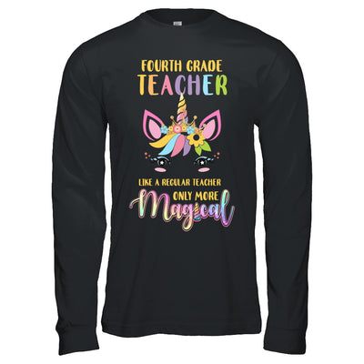4th Fourth Grade Teacher Cute Magical Unicorn Gift T-Shirt & Hoodie | Teecentury.com