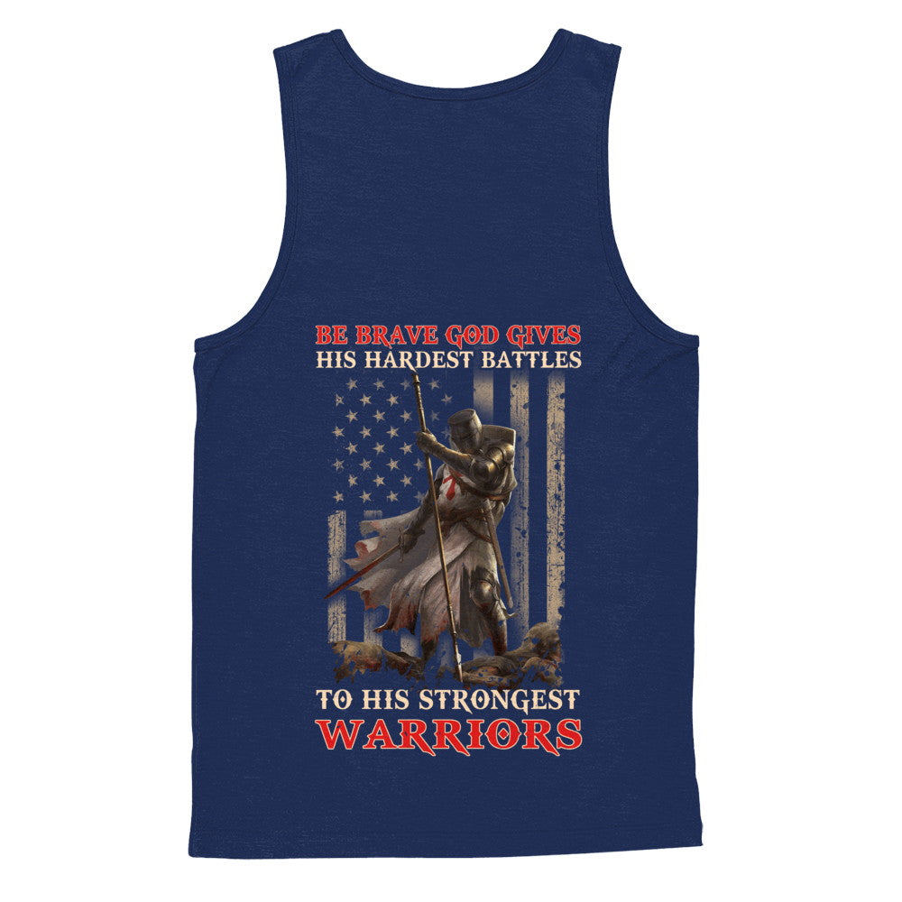 God Gives His Hardest Battles To His Strongest Warrior T-Shirt & Hoodie | Teecentury.com