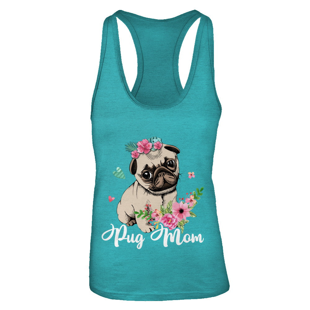 Pug Mom Funny Dog Mom Gift Idea T-Shirt & Tank Top | Teecentury.com