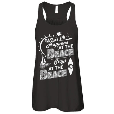 What Happens At The Beach Stays At The Beach T-Shirt & Tank Top | Teecentury.com