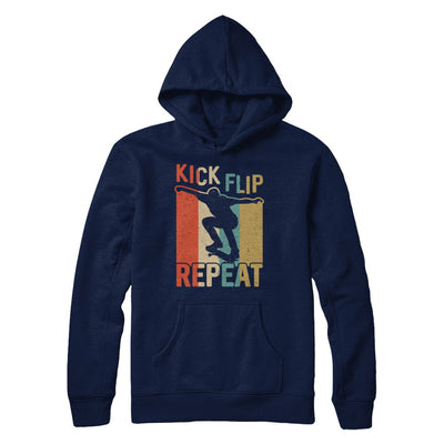 Kick Flip Skateboarding Repeat Vintage Skate T-Shirt & Hoodie | Teecentury.com