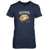 Aquarius Zodiac January February Birthday Gift Golden Lipstick T-Shirt & Tank Top | Teecentury.com
