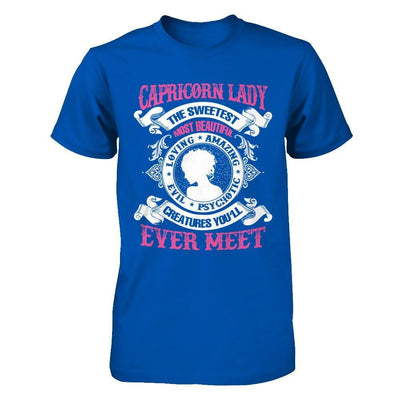 Capricorn Lady The Sweetest Most Beautiful Love Amazing T-Shirt & Hoodie | Teecentury.com