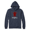 Red Godfather Bear Buffalo Plaid Family Christmas Pajamas T-Shirt & Sweatshirt | Teecentury.com