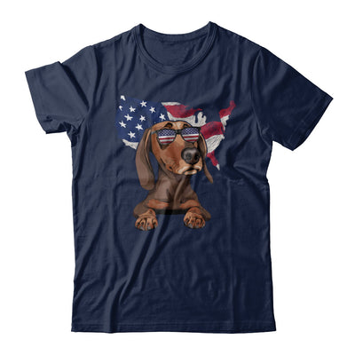 Funny Patriot Dachshund Dog 4Th Of July American Flag T-Shirt & Hoodie | Teecentury.com