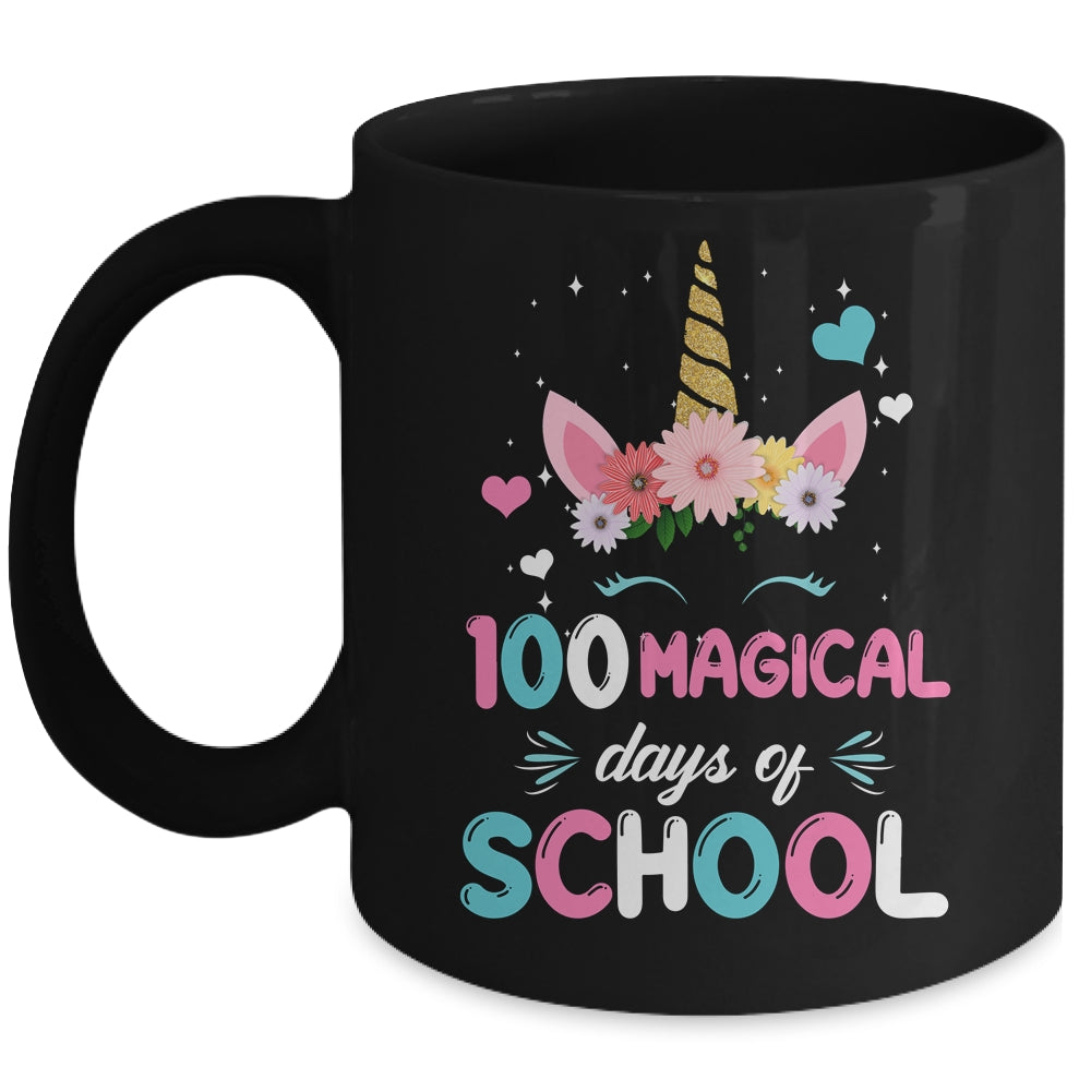 100Th Day Of Kindergarten For Girls 100 Magical Days Mug | teecentury