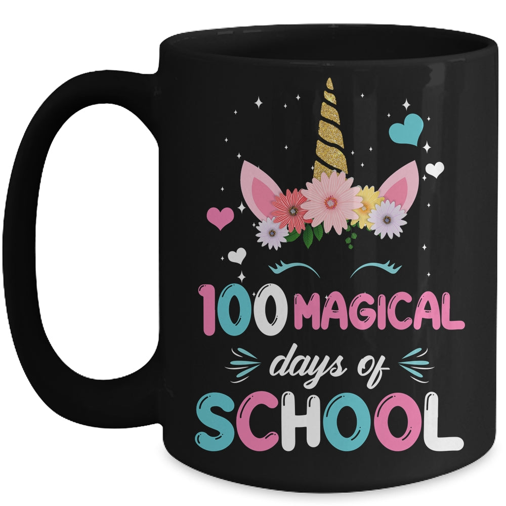 100Th Day Of Kindergarten For Girls 100 Magical Days Mug | teecentury