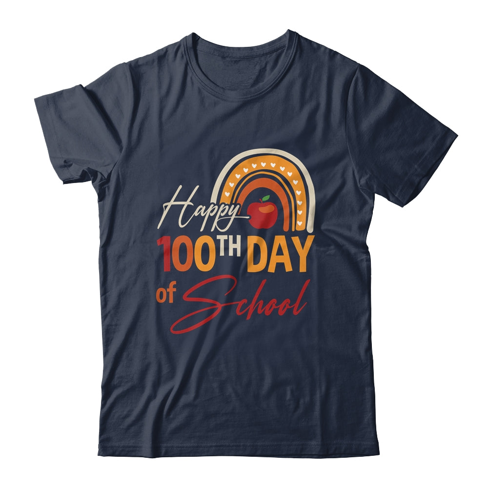 100Th Day Of School Teacher Rainbow 100 Days Of School Shirt & Hoodie | teecentury