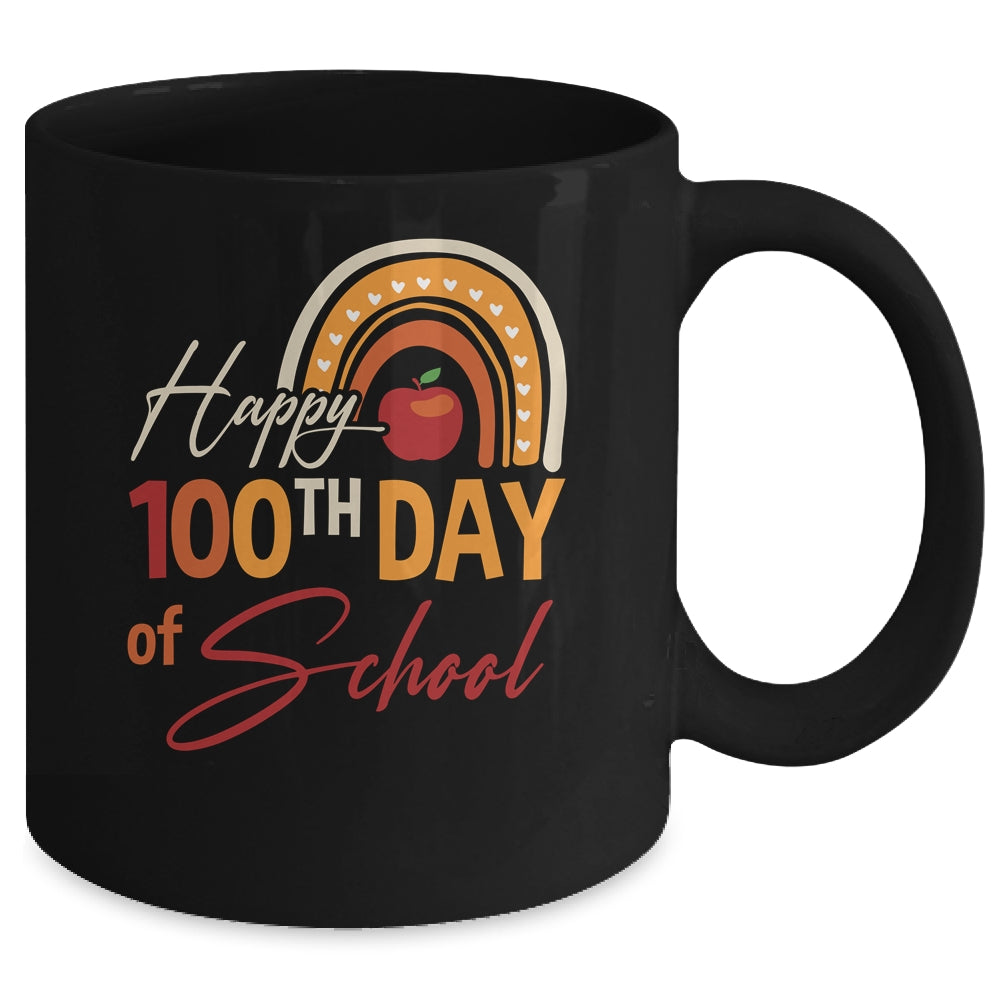 100Th Day Of School Teacher Rainbow 100 Days Of School Mug | teecentury