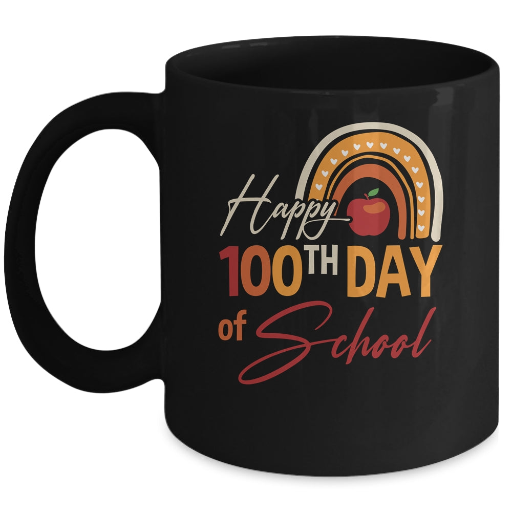 100Th Day Of School Teacher Rainbow 100 Days Of School Mug | teecentury