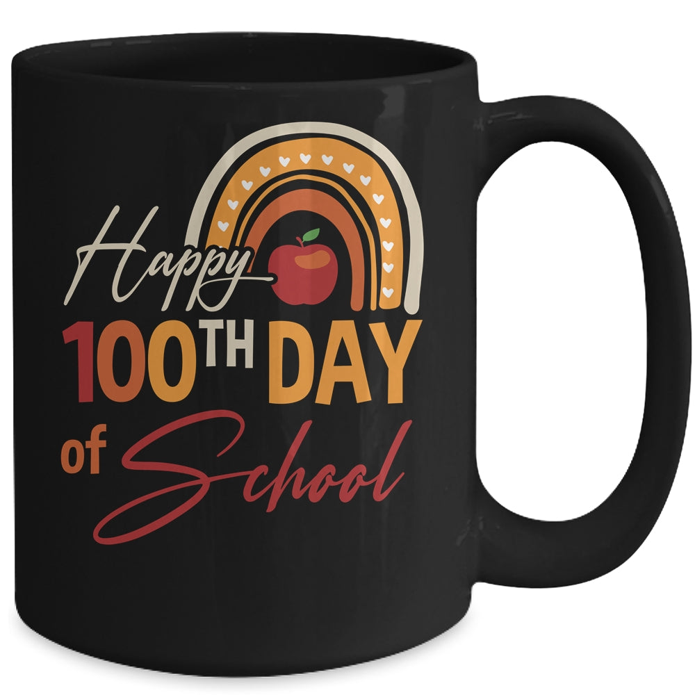 100Th Day Of School Teacher Rainbow 100 Days Of School Mug | teecentury